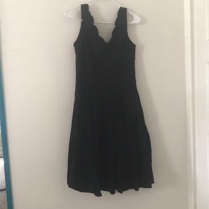 Ribbed flare dress